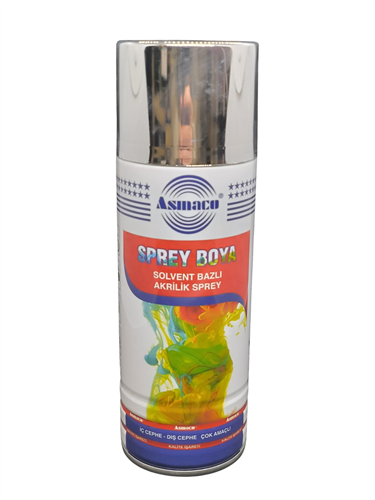 ASMACO AKRİLİK SPREY BOYA KROM EFEKT 400 ML 